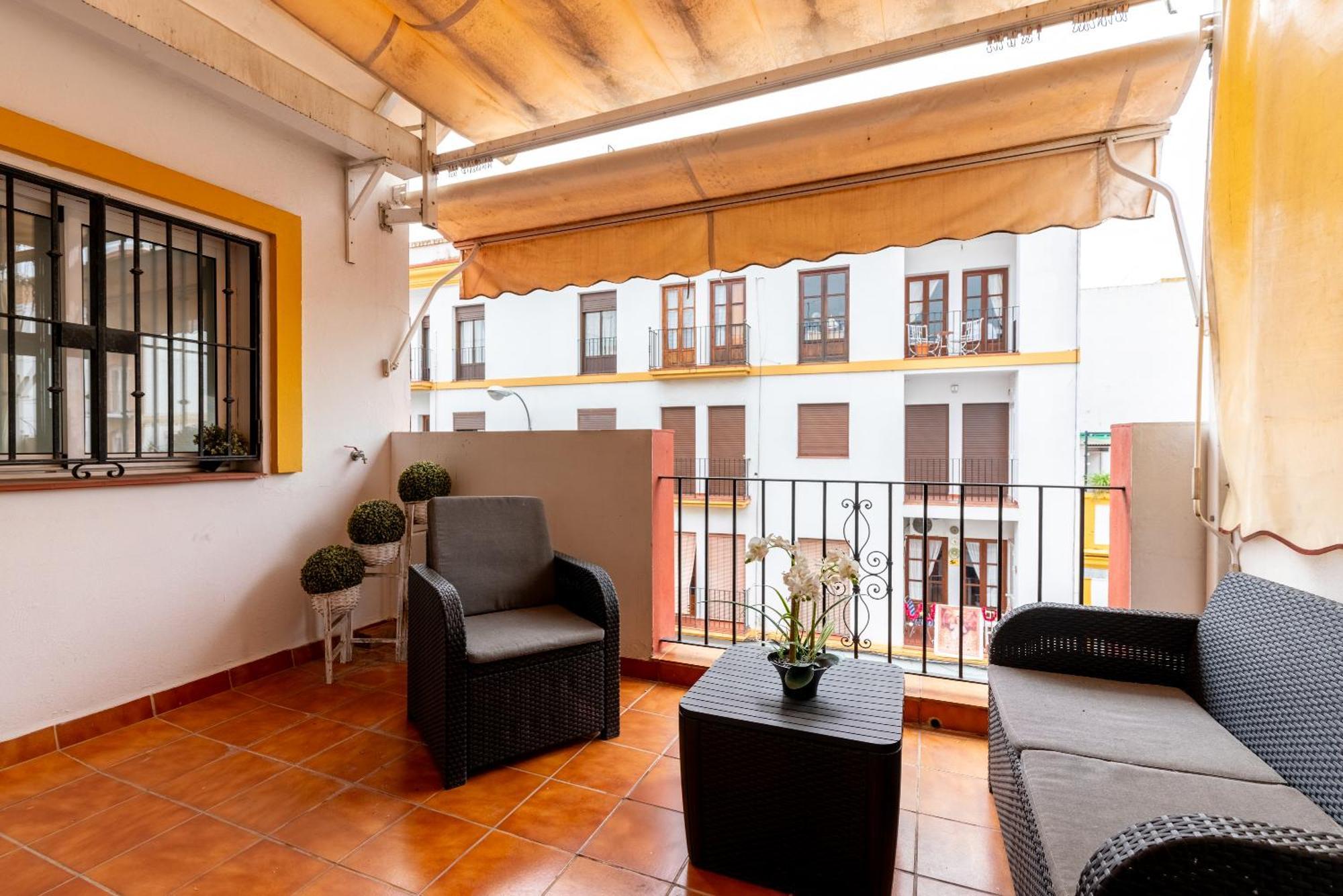 塞维利亚Aoa Casa Triana Familiar Con Terraza公寓 外观 照片